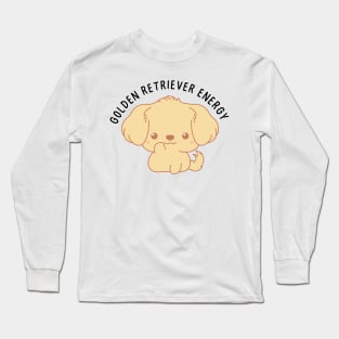 Golden retriever energy Long Sleeve T-Shirt